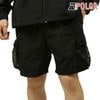 �ݡ��顼 ��� ���硼�ȥѥ�� ��������Ź POLER �ʥ����� �ѥ饷�塼�ȥѥ�� �ϡ��եѥ�� SHIRRING NYLON PARACHUTE SHORTS BLACK MCV0004