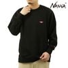 �ʥ� ��� �������å� ��������Ź NANGA ���롼�ͥå� �ȥ졼�ʡ� ���� ECO HYBRID MINI BOX LOGO EMBROIDERY SWEATSHIRT P.BLK PURE BLACK NW2441-1F013
