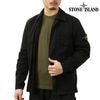 ���ȡ��󥢥����� ��� ����ĥ��㥱�å� ������ STONE ISLAND ���åץ��å� ���åȥ� �������� ORGANIC COTTON STRETCH BROKEN TWILL 'OLD' EFFECT REGULAR OVERSHIRT BLACK 1200001 S0004 V0129