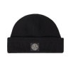 ���ȡ��󥢥����� ��� ��ǥ����� �˥å�˹ ������ STONE ISLAND ���� ˹�� �ӡ��ˡ� RIBBED SOFT ORGANIC COTTON BEANIE BLACK N100102 S00D7 V0029