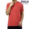�ݥ� ���ե������ ��� ȾµT����� ������ POLO RALPH LAUREN �إ�꡼�ͥå� ���� HENLEY SHORT SLEEVE PULLOVER T-SHIRT SPRING RED 710964485 004