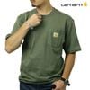 �����ϡ��� ��� ȾµT����� ������ CARHARTT ���롼�ͥå� ���� �ݥ�T WORKWEAR POCKET SHORT-SLEEVE T-SHIRT K87 DOV DUSTY OLIVE A11B B1C C1D D1E E08F
