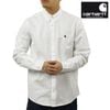 �����ϡ��� ��� Ĺµ����� ������ CARHARTT WIP �ܥ�������� �����奢�륷��� LONG SLEEVE MADISON SHIRT WHITE / BLACK I023339 00AXX