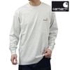 �����ϡ��� ��� ĹµT����� ������ CARHARTT WIP ���롼�ͥå� ���� ����T LONG SLEEVE AMERICAN SCRIPT T-SHIRT ASH HEATHER I029955 482XX