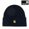 �����ϡ��� ��� ��ǥ����� �˥å�˹ ������ CARHARTT WIP ���� ˹�� �ӡ��ˡ� CHASE BEANIE DARK NAVY / GOLD I026222 00HXX AB0B B3C C3D D4E E06F