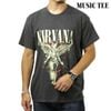 �ߥ塼���å��ƥ� ��� �Х��T����� ������ MUSIC TEE Ⱦµ ���å�T����� �˥�������� ���󡦥桼�ƥ� NIRVANA IN UTERO CHARCOAL GREY