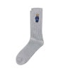 �ݥ� ���ե������ ��� ���� ������ POLO RALPH LAUREN �ݥ��٥� ���롼���å��� EMBROIDERED DENIM BEAR COTTON RIB CREW SINGLE SOCKS GREYH (051) 889663