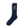 �ݥ� ���ե������ ��� ���� ������ POLO RALPH LAUREN �ݥ��٥� ���롼���å��� EMBROIDERED AMERICAN FLAG BEAR COTTON RIB CREW SINGLE SOCKS NAVY (401) 889662