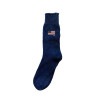 �ݥ� ���ե������ ��� ���� ������ POLO RALPH LAUREN ������������� ���롼���å��� INDIGO FLAG COTTON RIB CREW SINGLE SOCKS DKIND (409) 889707