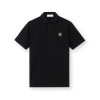 ���ȡ��󥢥����� ��� �ݥ������ ������ STONE ISLAND Ⱦµ �쥮��顼�ե��å� ���硼�ȥ��꡼�� COMPASS�ѥå� 50/2 ORGANIC COTTON PIQU? POLO SHIRTS BLACK 2200011 V0029