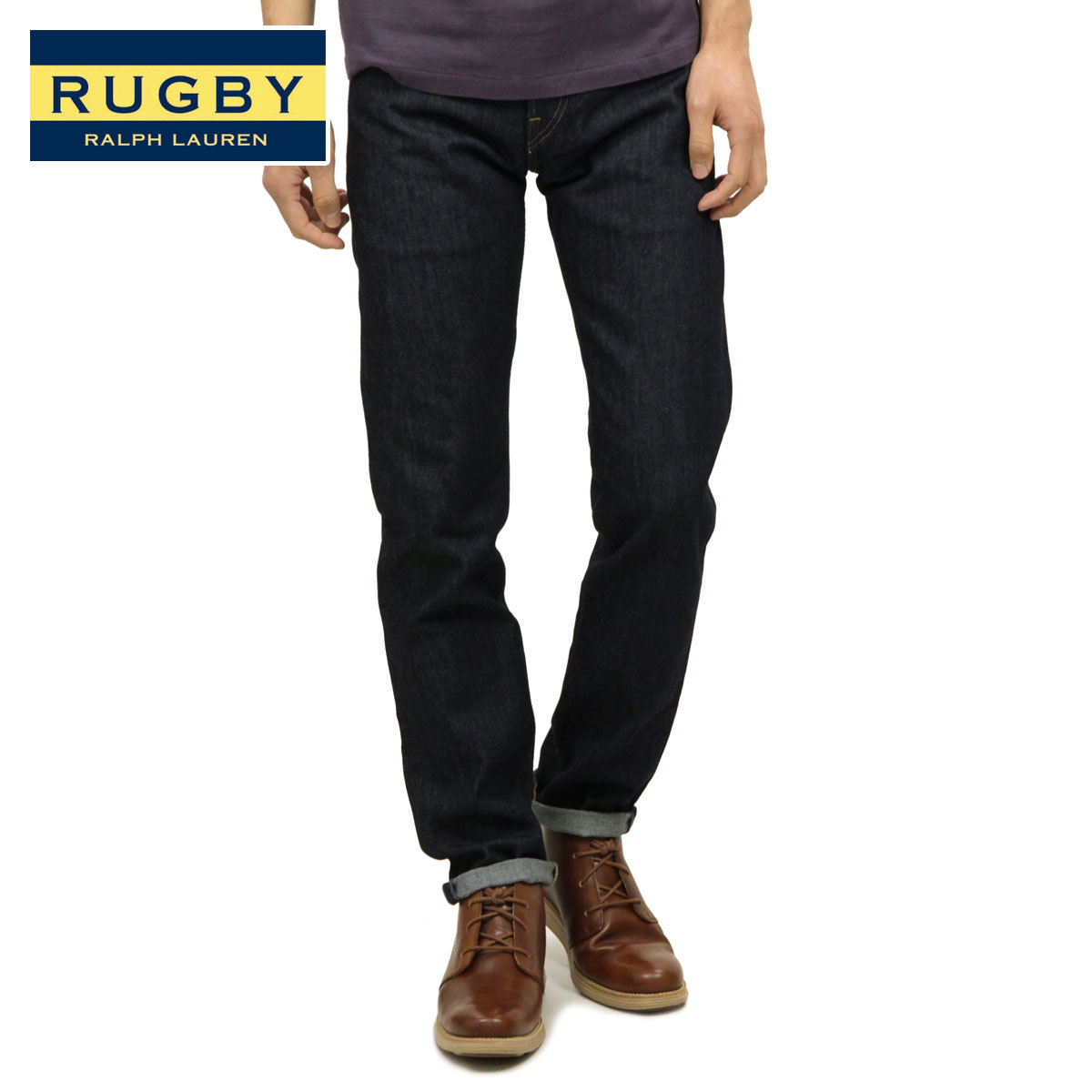 ラルフローレン ラグビー ジーンズ メンズ 正規品 RUGBY RALPH LAUREN スリムジーンズ ジーパン Straight Slim