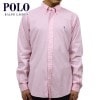 ポロ ラルフローレン シャツ メンズ 正規品 POLO RALPH LAUREN 長袖シャツ ボタンダウンシャツ  SEERSUCKER L/S SHIRT PINK A05B B1C C1D D6E