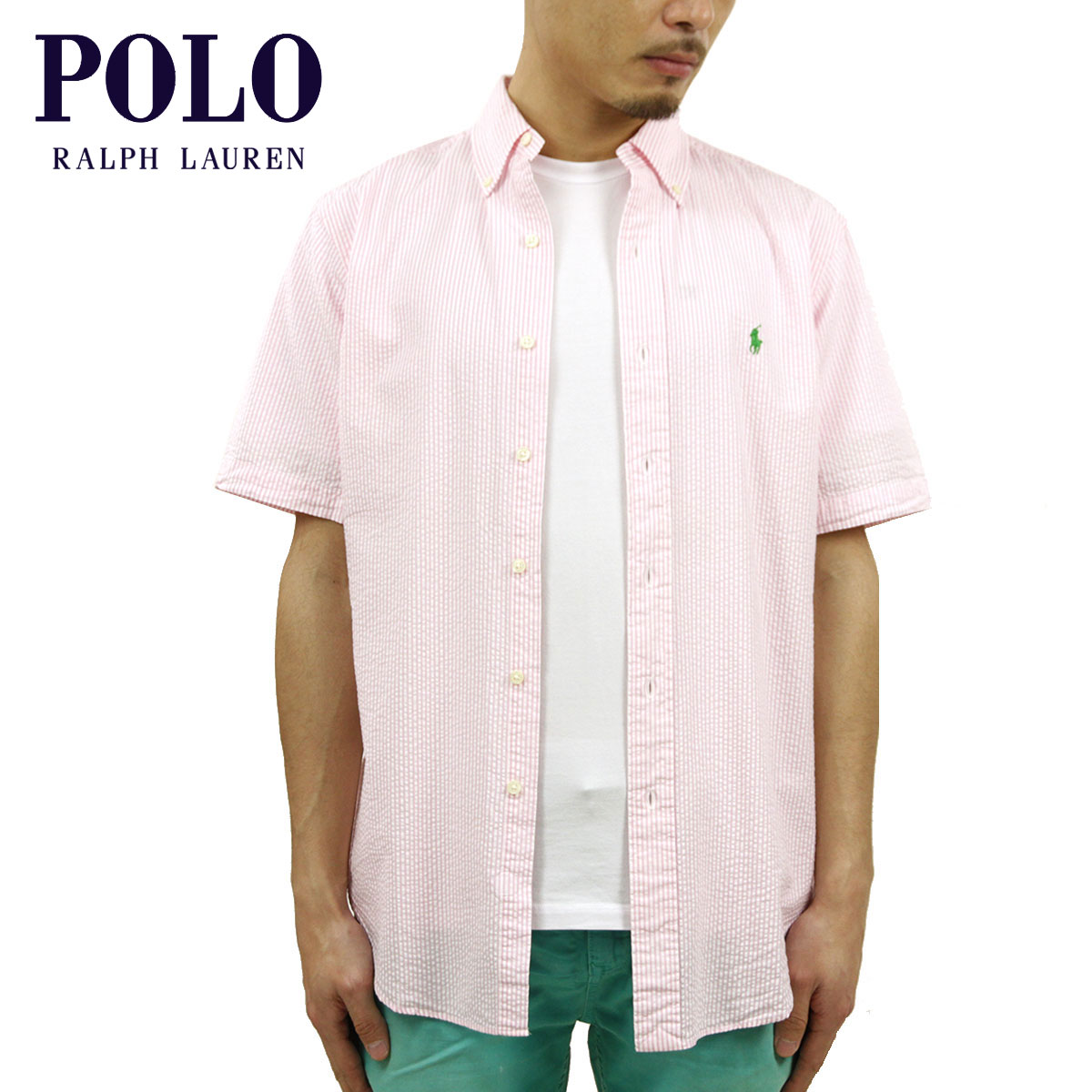 ポロ ラルフローレン シャツ メンズ 正規品 Polo Ralph Lauren 半袖シャツ ボタンダウンシャツ Seersucker S S Shirt Pink A05b B1c C1d D6e E11f Polo Ralph Lauren ポロラルフローレン Men S Shirt Recollection レコレクション Online Shop ポロ ラルフローレン シャツ メンズ 正規品 Polo Ralph Lauren 半袖シャツ ボタンダウンシャツ Seersucker S S Shirt Pink A05b B1c C1d D6e E11f Polo Ralph Lauren ポロラルフローレン Men S Shirt Recollection レコレクション Online Shop