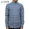 롼    J.CREW Ĺµ ܥ󥷥  SLIM LIGHTWEIGHT SHIRT IN AQUA GINGHAM BLUE A38B B1C C1D D6E E07F