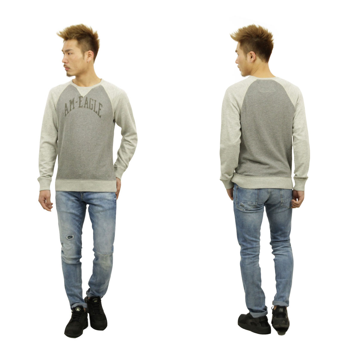 ����ꥫ�󥤡����� AMERICAN EAGLE ������ ��� �ȥ졼�ʡ� AE CREW SWEATSHIRT 1517-9022