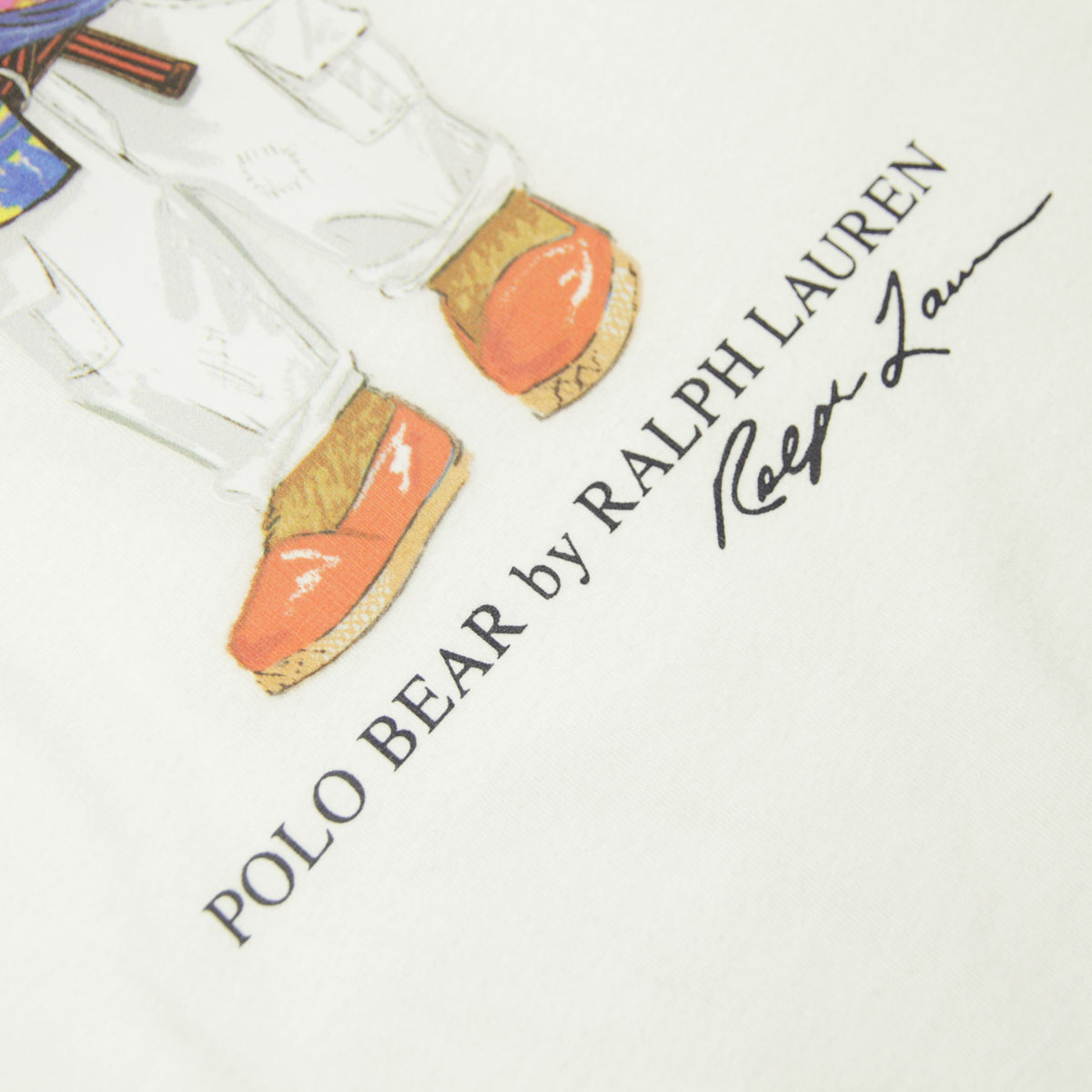 �ݥ� ���ե������ ��� ȾµT����� ������ POLO RALPH LAUREN ���롼�ͥå� �ݥ��٥� BEAR SHORT SLEEVE T-SHIRT WHITE 710854497