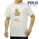 �ݥ� ���ե������ ��� ȾµT����� ������ POLO RALPH LAUREN ���롼�ͥå� �ݥ��٥� BEAR SHORT SLEEVE T-SHIRT WHITE 710854497