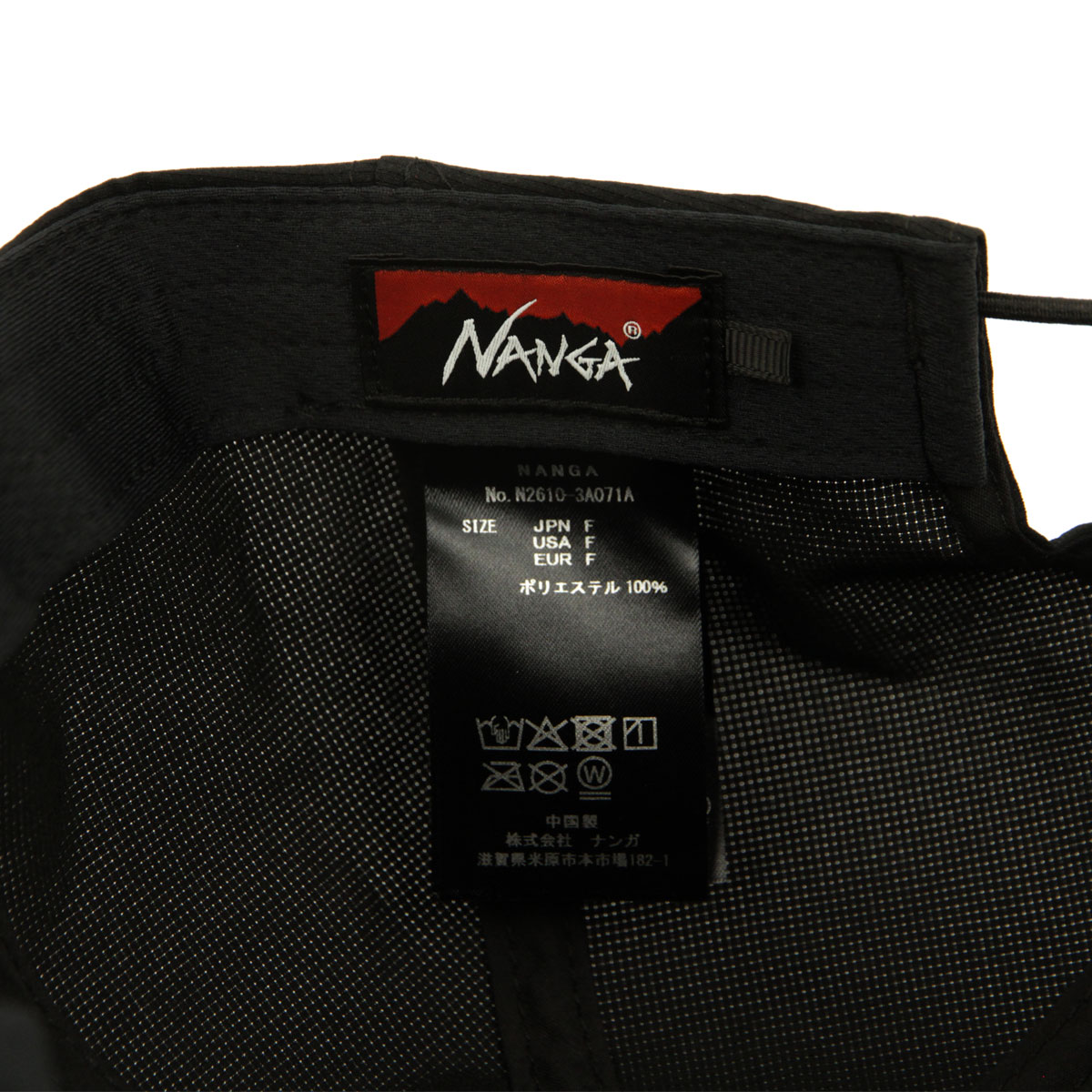 �ʥ� ��� ��ǥ����� ����å� ��������Ź NANGA �ɥåȥ��� ˹�� �١����ܡ��륭��å� DotAir BB CAP P.BLK PURE BLACK N2610-3A071A