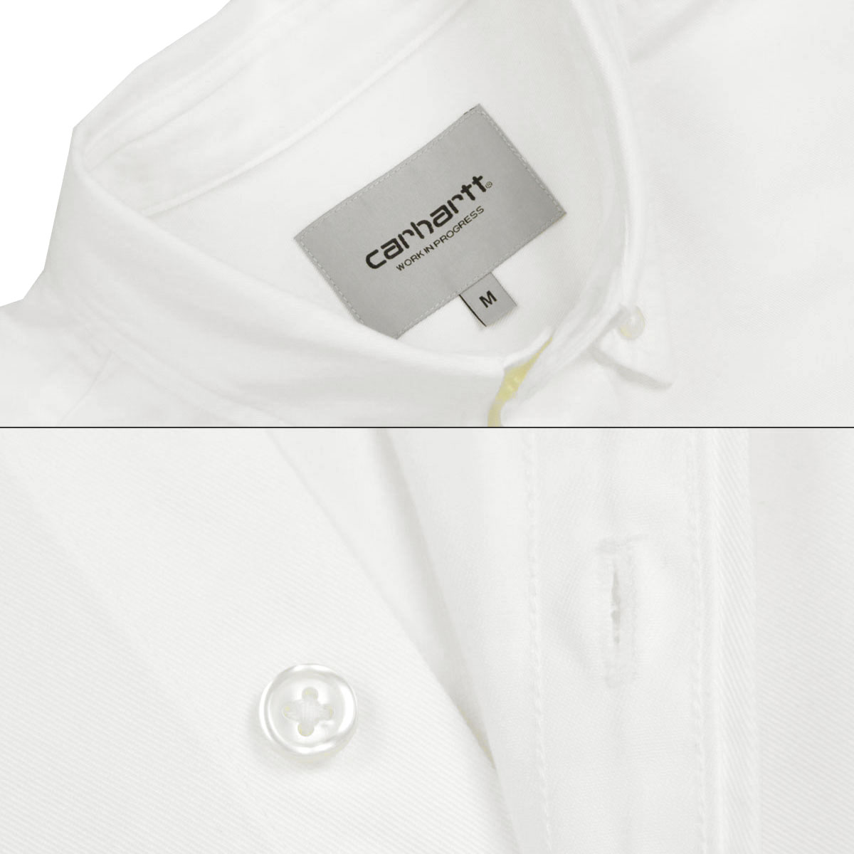 �����ϡ��� ��� Ĺµ����� ������ CARHARTT WIP �ܥ�������� �����奢�륷��� LONG SLEEVE MADISON SHIRT WHITE / BLACK I023339 00AXX