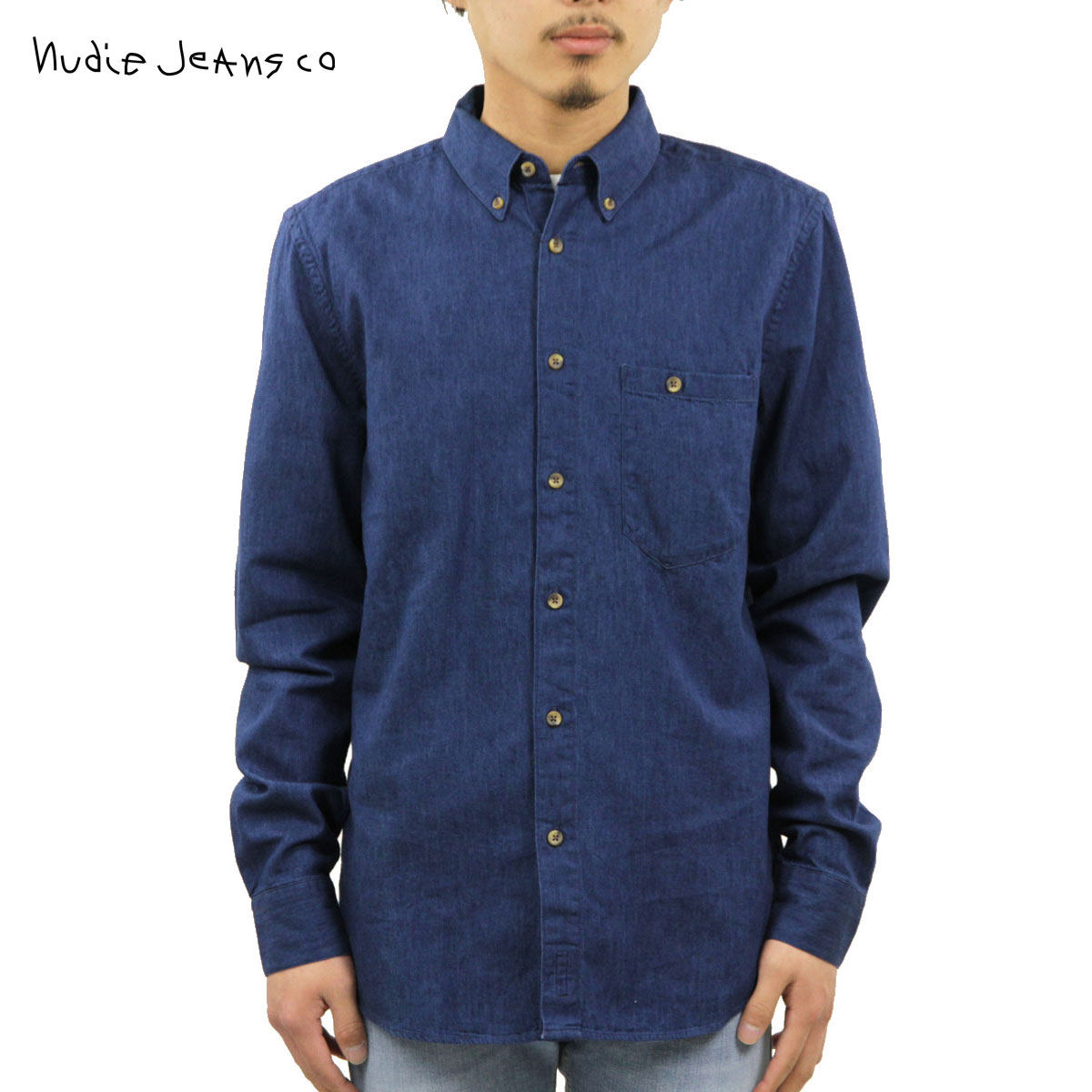 ̡ǥ   Ź Nudie Jeans Ĺµ  Stanley Blue 140347 A62B B1C C1D D6E E07F