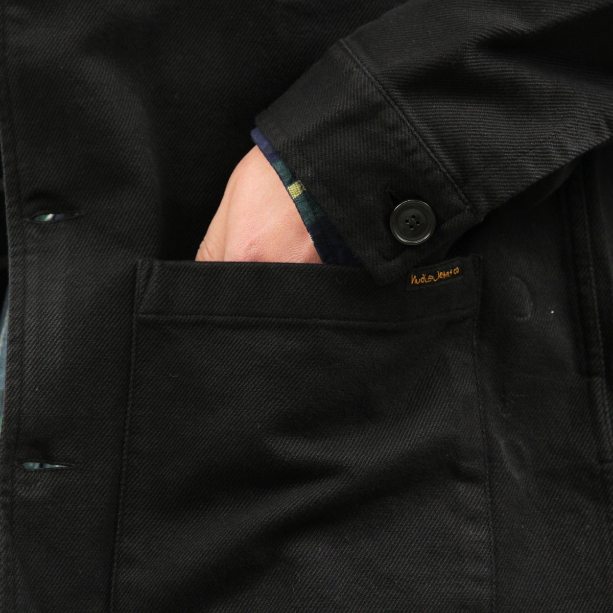 �̡��ǥ��������� ���㥱�å� ��� ��������Ź Nudie Jeans �������� ���С������� BARNEY WORKER JACKET BLACK B01 160676 A62B B1C C1D D4E E13F