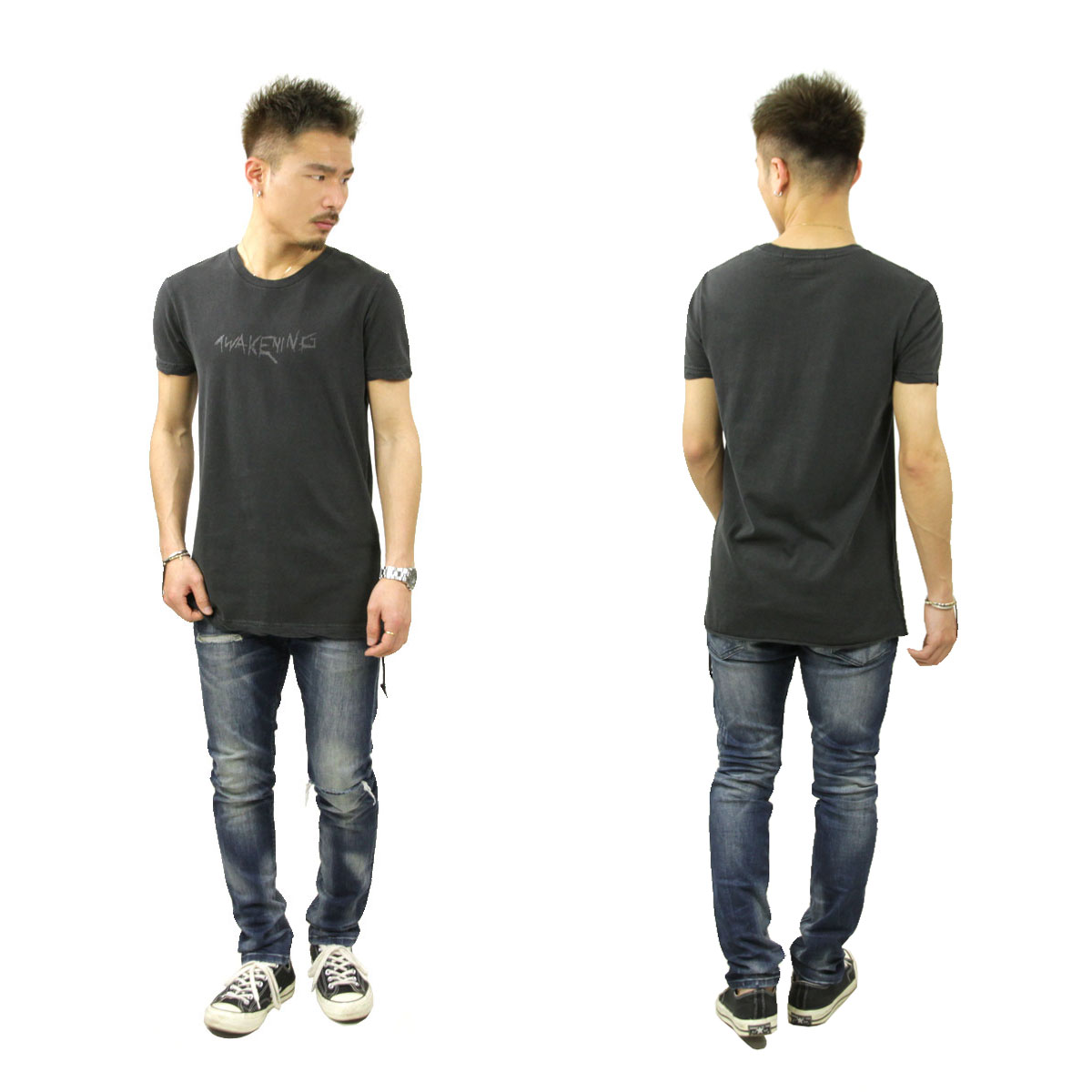 ���� T����� ��� ��������Ź KSUBI ȾµT����� ���롼�ͥå�T����� ����T����� KSUBI AWAKENING SLEEVE T-SHIRT BLACK 5000005785 AC1B B1C C1D D1E E13F