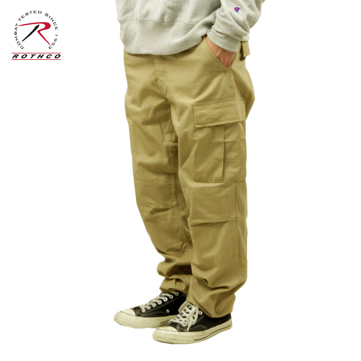 ������ �������ѥ�� ��� ������ ROTHCO �ܥȥॹ �ߥ꥿�꡼�ѥ�� ROTHCO RIP-STOP BDU CARGO PANTS KHAKI 5941 A98B B1C C2D D3E E05F