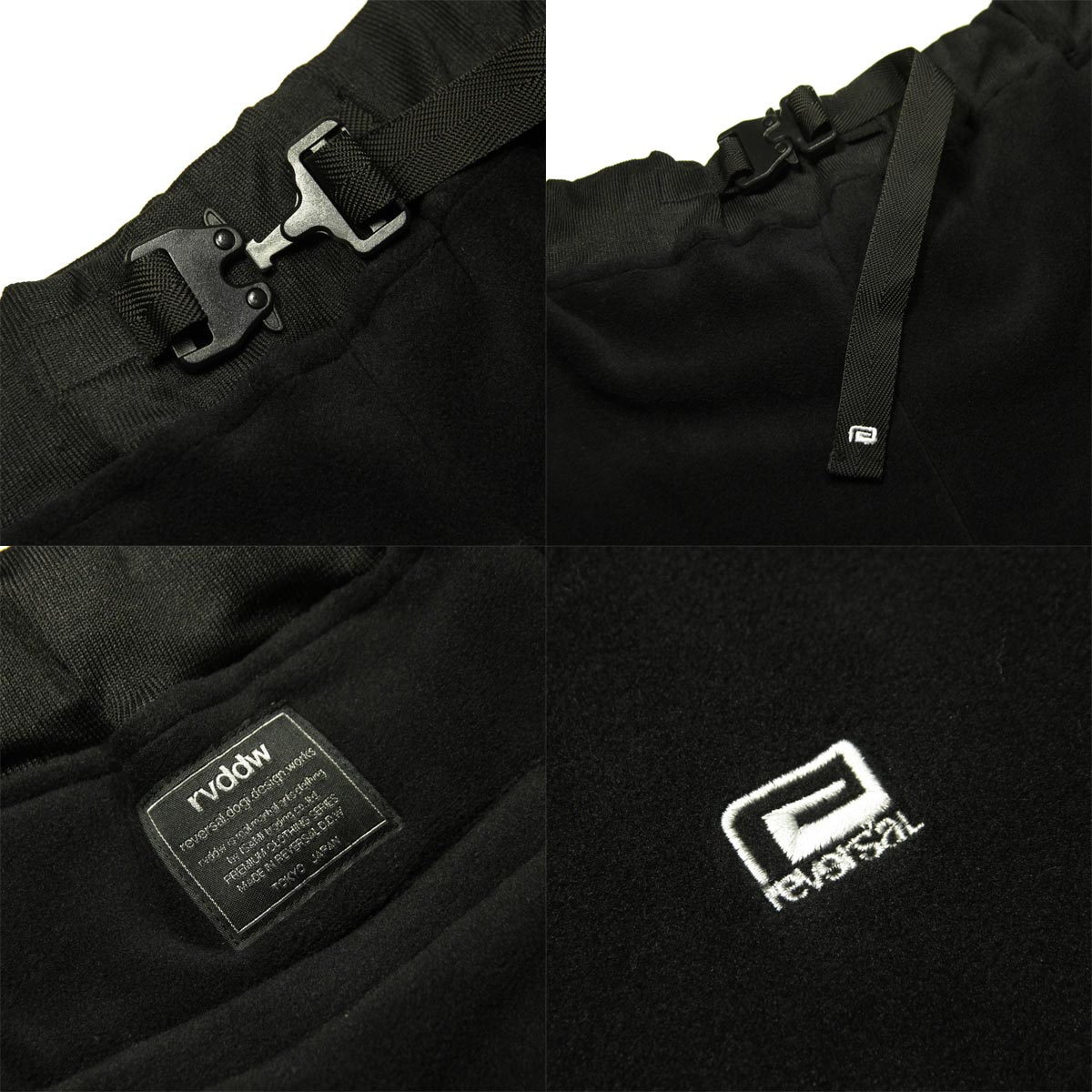 ��С����� ���祬���ѥ�� ��� ��������Ź REVERSAL rvddw �������åȥѥ�� ���㡼���ѥ�� POLARTEC FLEECE WIDE TAPERED JOGGER PANTS RV22AW407 BLACK A06B B1C C2D D6E E13F