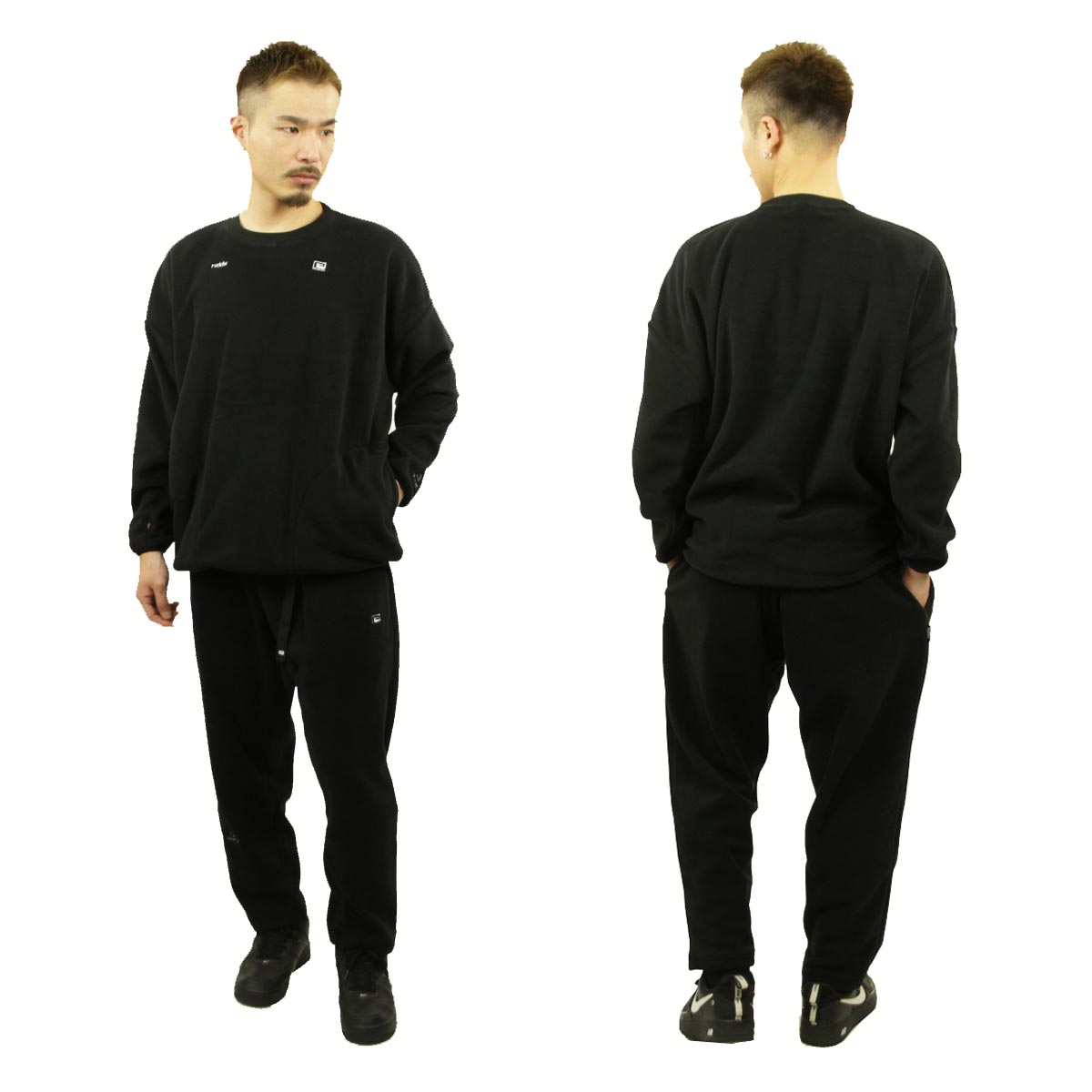 ��С����� ���祬���ѥ�� ��� ��������Ź REVERSAL rvddw �������åȥѥ�� ���㡼���ѥ�� POLARTEC FLEECE WIDE TAPERED JOGGER PANTS RV22AW407 BLACK A06B B1C C2D D6E E13F
