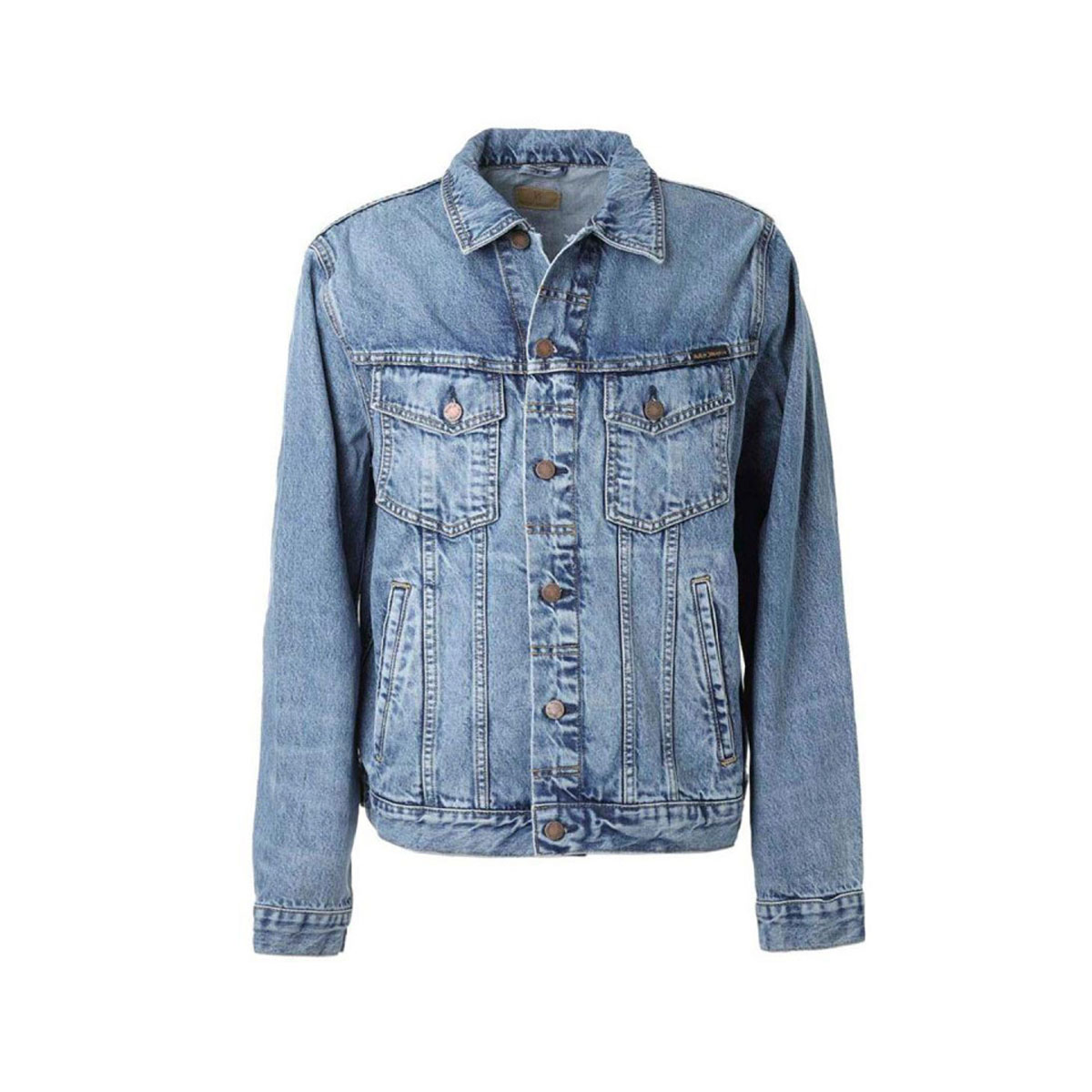 �̡��ǥ��������� �ǥ˥ॸ�㥱�å� ��� ��������Ź Nudie Jeans Ĺµ �ܥ�������� �����ե��å� �ǥ˥� �������� BOBBY DENIM JACKET 160734 B26 DENIM A62B B1C C1D D4E E07F