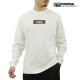 ��С����� ��� ĹµT����� ��������Ź REVERSAL ���롼�ͥå� �����С������� ���� LEOPARD BOX LOGO OVER SIZE LONG SLEEVE rv23aw101 WH WHITE A06B B1C C1D D2E E01F