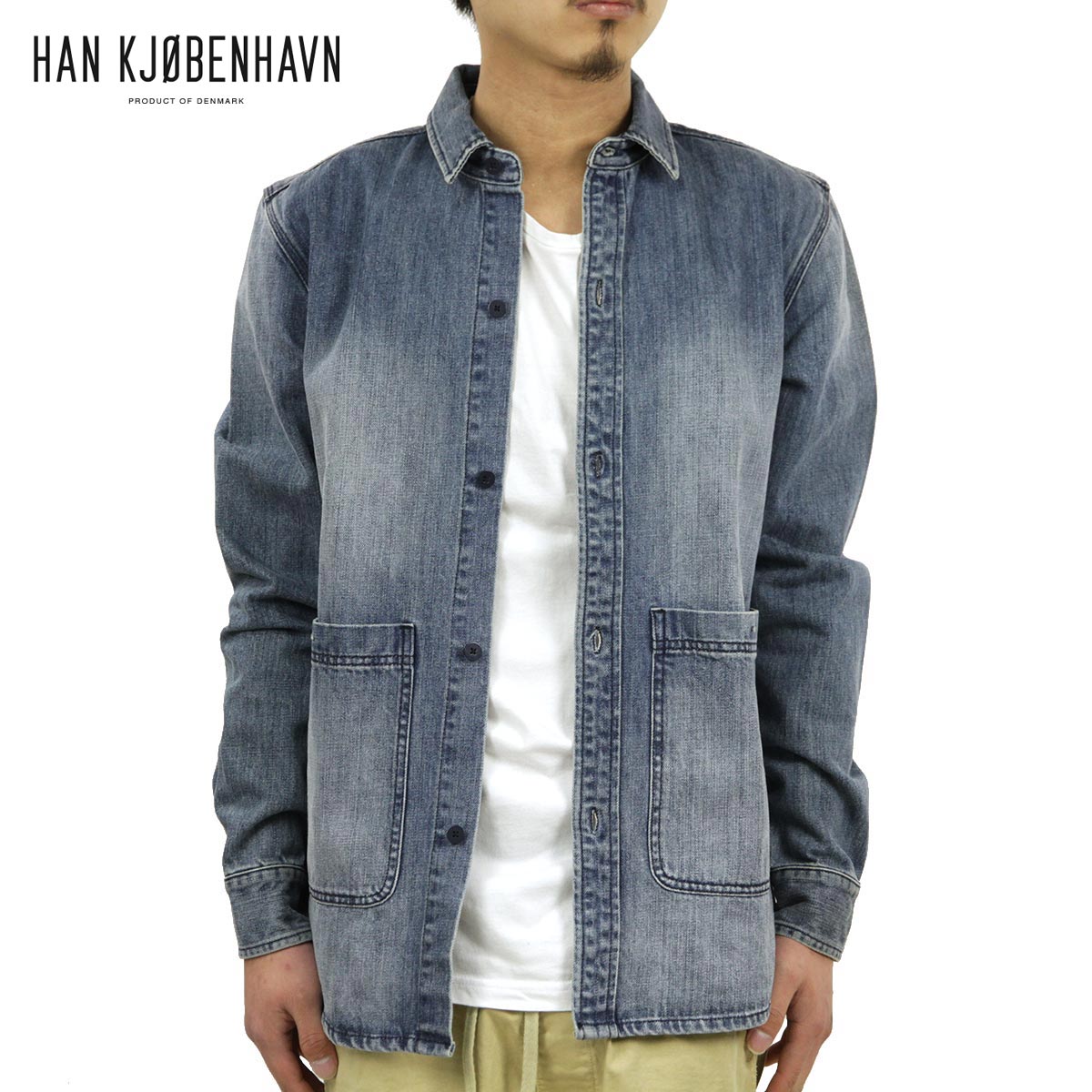 ϥ HAN KJOBENHAVN   PUBLIC SHIRT ֥롼 A56B B1C C1D D6E E07F