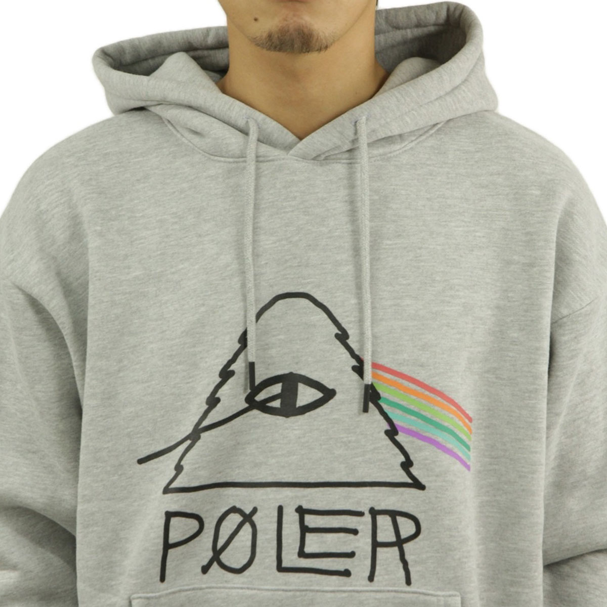 �ݡ��顼 ��� �ץ륪���С��ѡ����� ��������Ź POLER ���� �ա��ǥ��� �������å� PSYCHEDELIC HOOD PARKA D 243MCV0071-HGRY H��GRAY