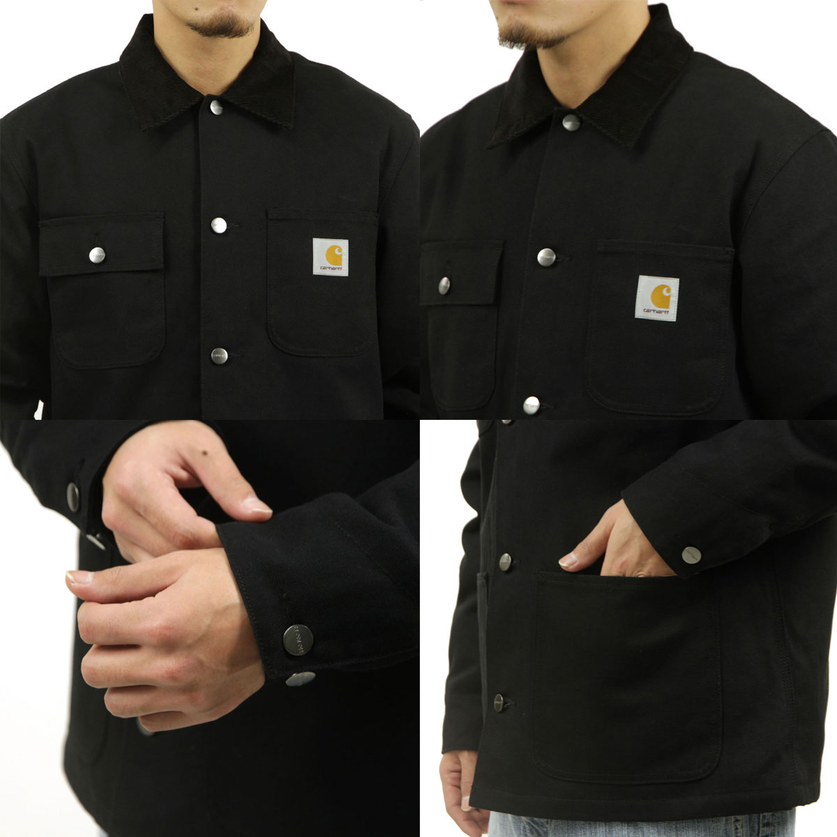 �����ϡ��� ��� ���С������� ������ CARHARTT WIP �������� �ߥ����󥳡��� MICHIGAN COAT COVERALL BLACK / BLACK RIGID I015261 I031519 00E02 AB0B B1C C1D D4E E13F