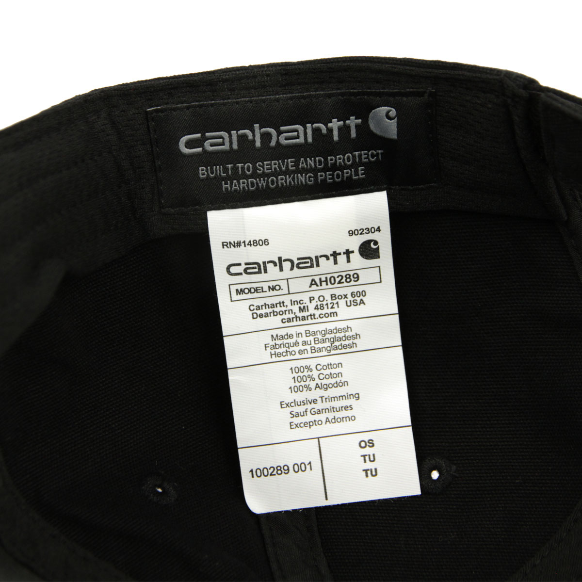 �����ϡ��� CARHARTT ������ ��� ��ǥ����� ����å� ˹�� ODESSA CAP BLACK 100289 001 A11B B3C C3D D4E E13F