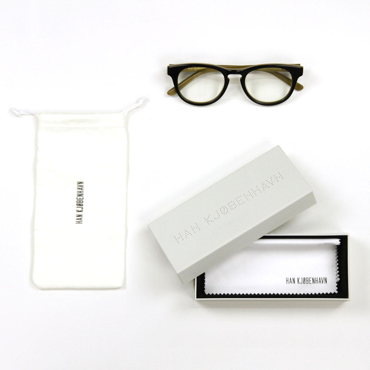 �ϥ� HAN KJOBENHAVN ���󥰥饹 TIMELESS LIQUORICE - CLEAR A56B B3C C3D D1E E06F