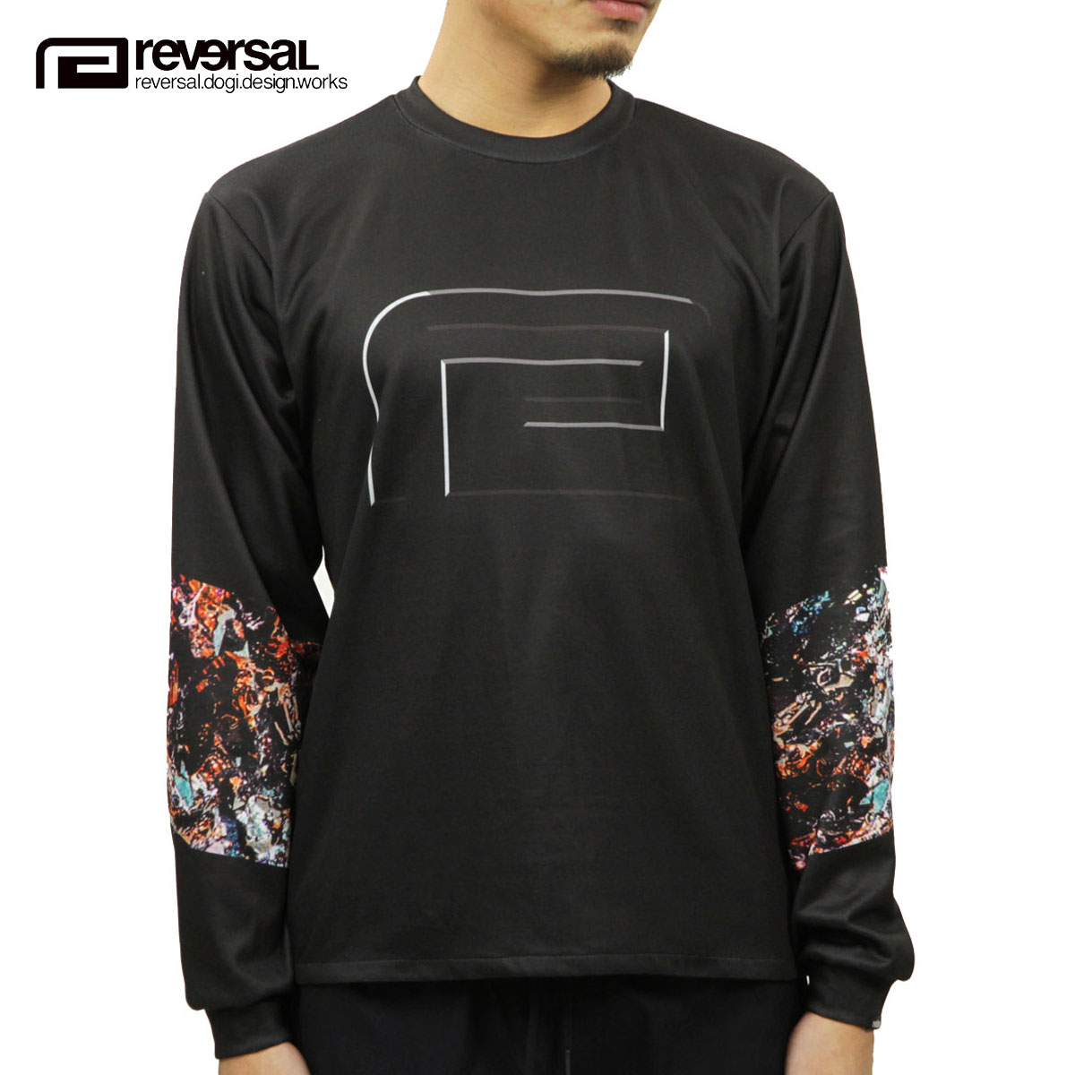 ��С����� ����T ��� ��������Ź REVERSAL ĹµT����� BLACK GLITTER DRY LONG SLEEVE rv19aw018b BLACK