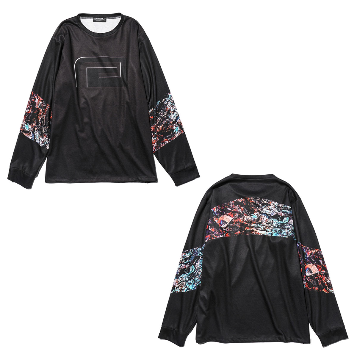 ��С����� ����T ��� ��������Ź REVERSAL ĹµT����� BLACK GLITTER DRY LONG SLEEVE rv19aw018b BLACK
