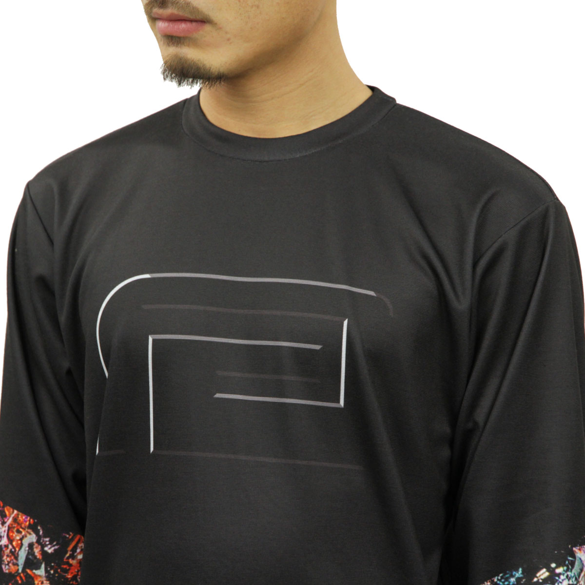 ��С����� ����T ��� ��������Ź REVERSAL ĹµT����� BLACK GLITTER DRY LONG SLEEVE rv19aw018b BLACK