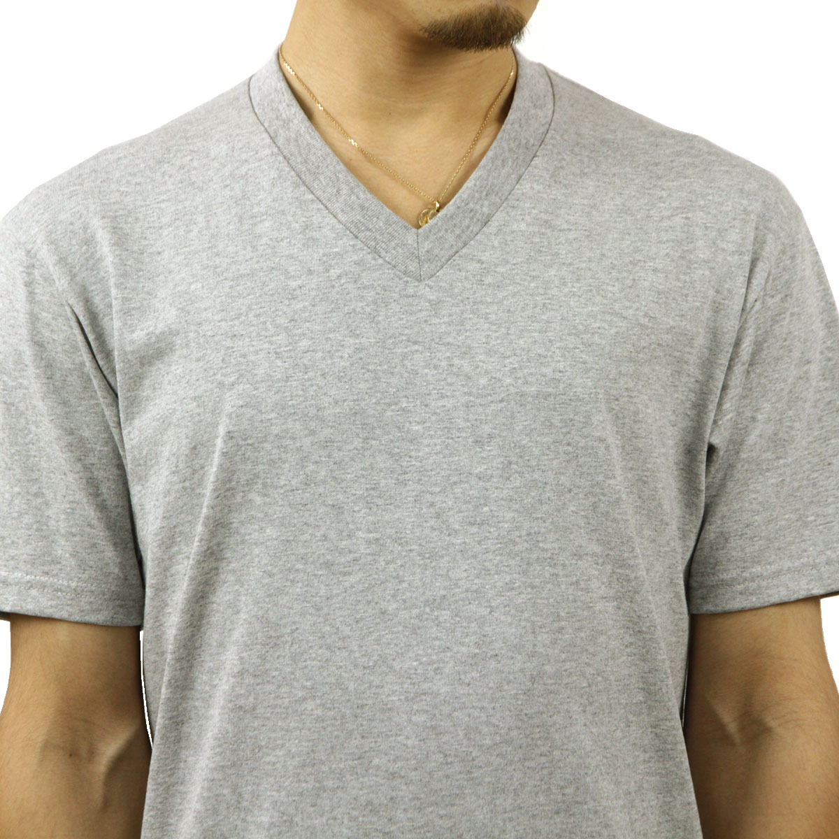 ץ T   PROCLUB ȾµT VͥåT COMFORT SHORT SLEEVE V-NECK TEE HEATHER GREY #106  礭 AB6B B1C C1D D1E E02F