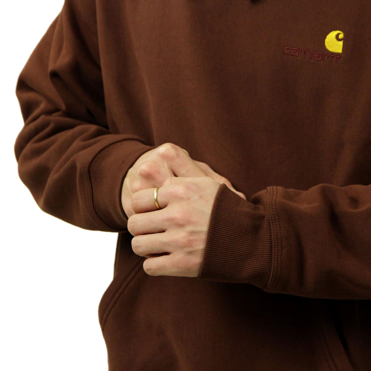 �����ϡ��� �ѡ����� ��� ������ CARHARTT WIP �ץ륪���С��ѡ����� HOODED AMERICAN SCRIPT SWEATSHIRT OFFROAD I028279 0EG AB0B B1C C1D D5E E04F