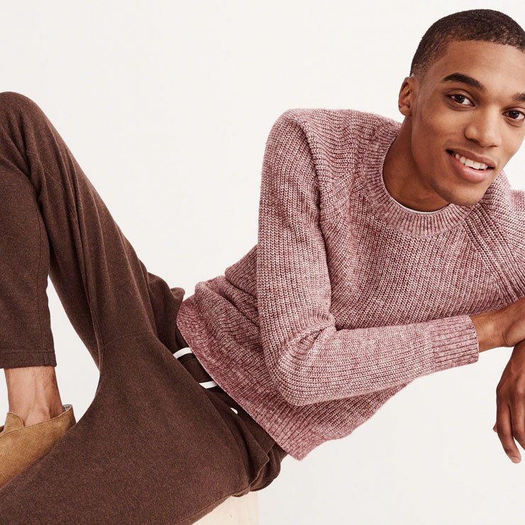 Х    AbercrombieFitch 롼ͥå  CREW KNIT SWEATER 120-201-1116-610 A02B B1C C1D D7E E11F