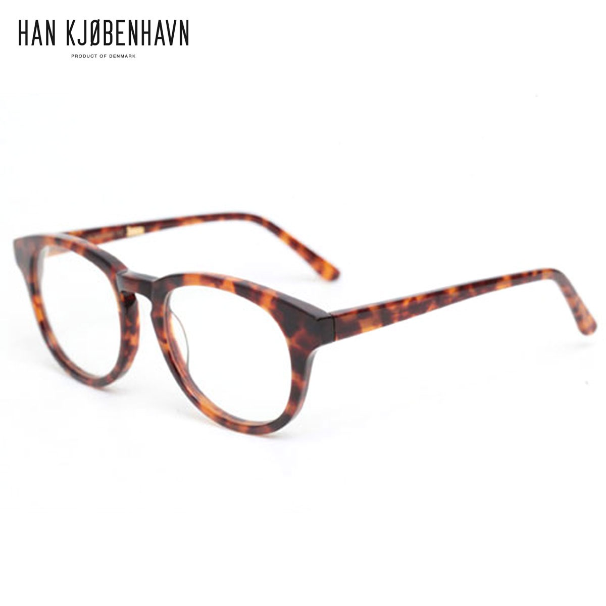 ϥ HAN KJOBENHAVN  󥰥饹 ᤬ TIMELESS Amber Tortoise - CLEAR A56B B3C C3D D1E E04F