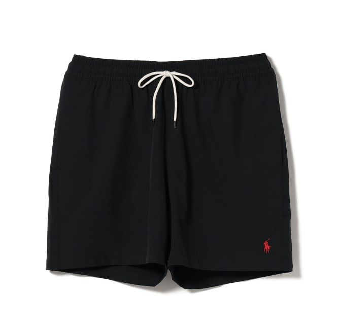 �ݥ� ���ե������ ��� ������ѥ�� ������ POLO RALPH LAUREN ���� ���� TRAVELER SWIM SHORT MID TRUNK BLACK 710910260