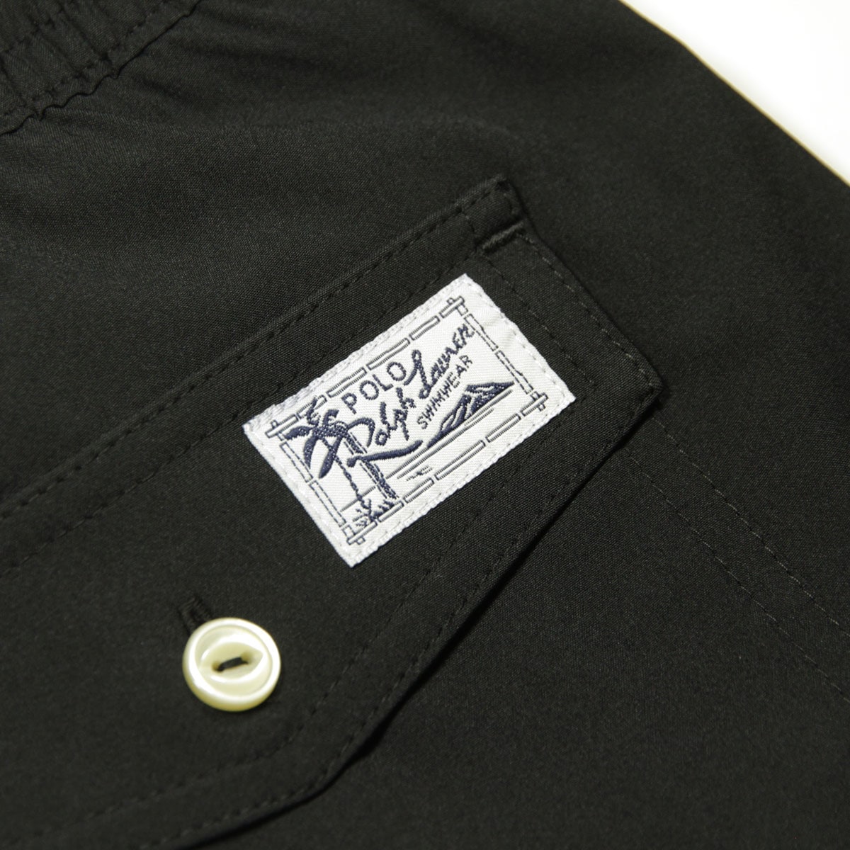 �ݥ� ���ե������ ��� ������ѥ�� ������ POLO RALPH LAUREN ���� ���� TRAVELER SWIM SHORT MID TRUNK BLACK 710910260