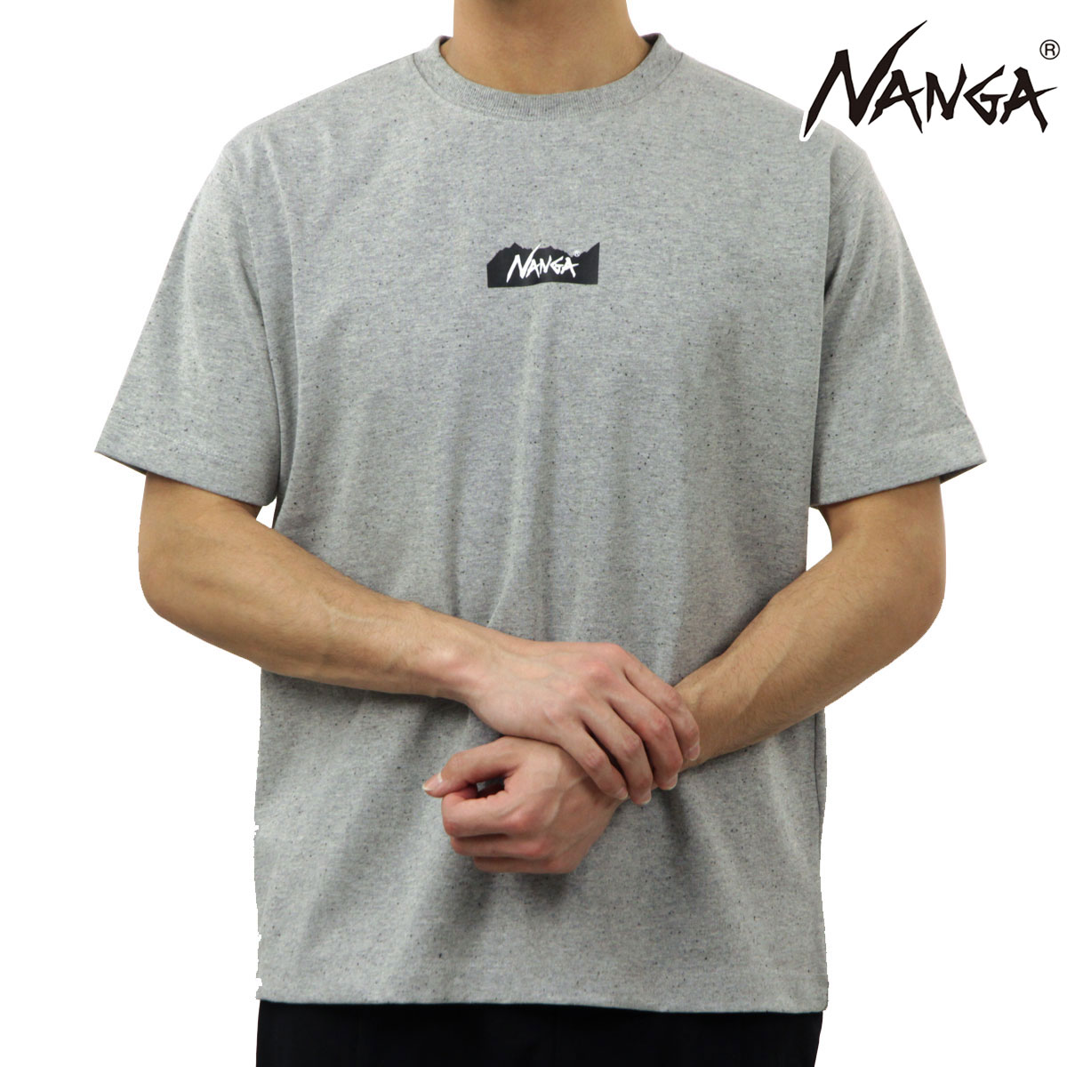 �ʥ� ��� ȾµT����� ��������Ź NANGA ���롼�ͥå� ���� ECO HYBRID MT LOGO TEE GRY GREY NW2211-1G208