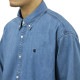 �����ϡ��� ��� Ĺµ����� ������ CARHARTT WIP �ܥ�������� �ǥ˥ॷ��� LONG SLEEVE LUCAS SHIRT BLUE STONE WASHED I034525 0106