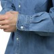 �����ϡ��� ��� Ĺµ����� ������ CARHARTT WIP �ܥ�������� �ǥ˥ॷ��� LONG SLEEVE LUCAS SHIRT BLUE STONE WASHED I034525 0106