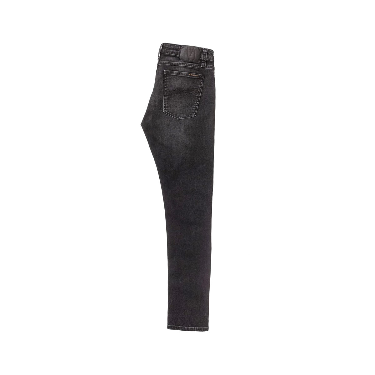 ̡ǥ ˡ  Ź Nudie Jeans ܥȥॹ ѥ SKINNY LIN DENIM JEANS WORN BLACK 848 1131490 A62B B1C C2D D1E E13F