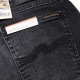 ̡ǥ ˡ  Ź Nudie Jeans ܥȥॹ ѥ SKINNY LIN DENIM JEANS WORN BLACK 848 1131490 A62B B1C C2D D1E E13F